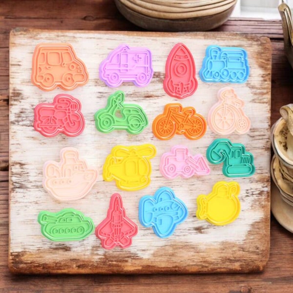 Cookie cutter - Mega voertuigen set