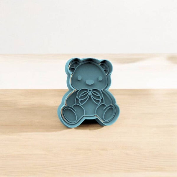 Cookie cutter - Beertje met strik