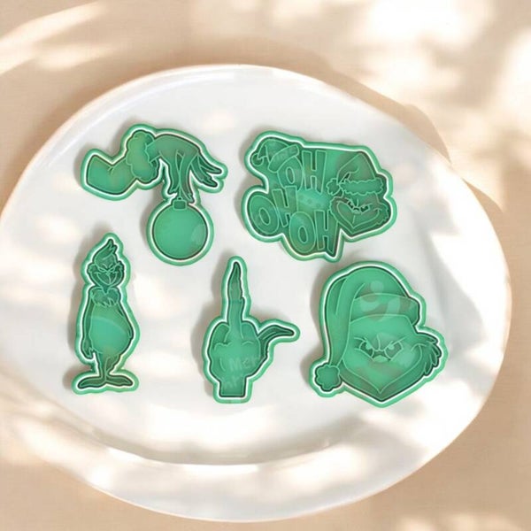 Cookie cutters - The Grinch Set