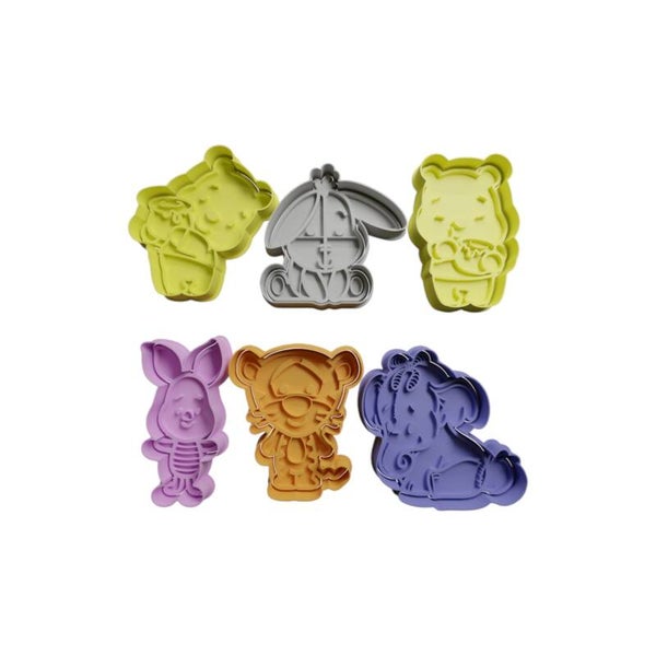 Cookie cutter - Pooh cartoon set