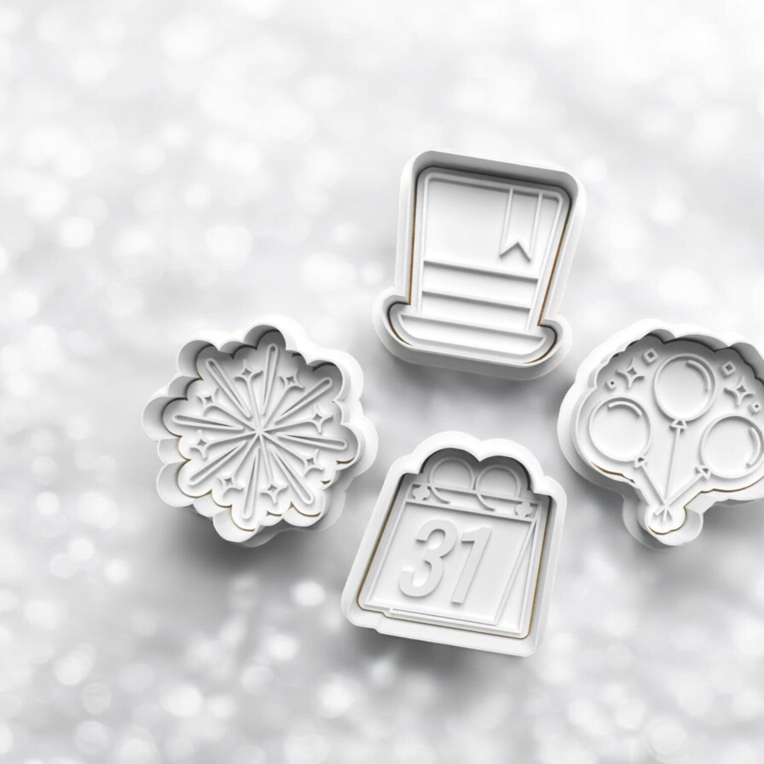 Cookie cutter - Happy new year set 31