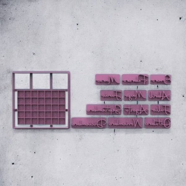 Cookie cutter - Kalender