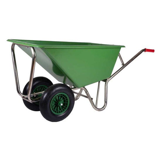 Kruiwagen 160 Liter met 2 Luchtband Wielen – Stal Kruiwagen Extra Comfort
