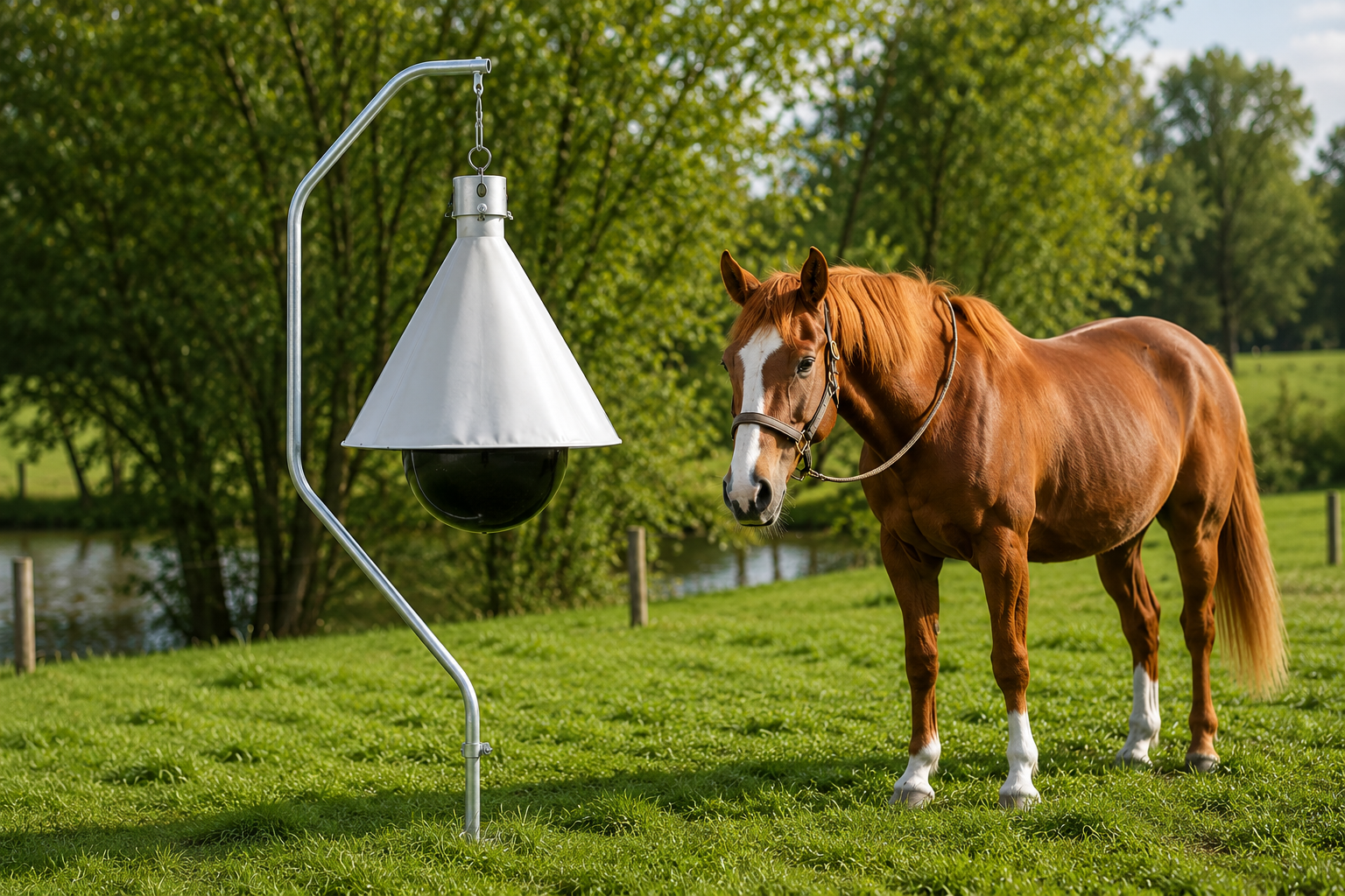 Dazenval Paard 10.000 m² – Professionele Paardenvliegen Val
