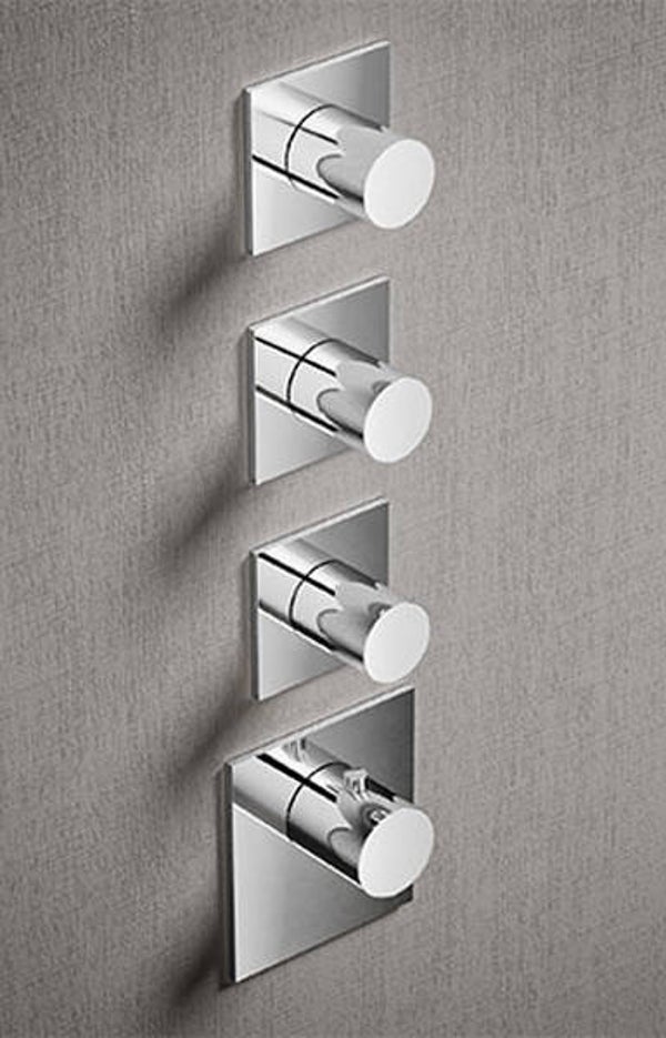 Hotbath Mate MHRQ3 High Flow inbouw thermostaat met 3 stopkranen 