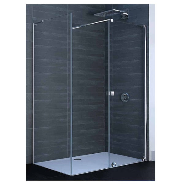 Douchecabine pure day schuifdeur 110-120 cm met zijwand in 4 maten