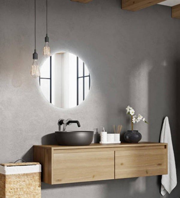 Badmeubel Mambo Wood 180 cm 3 laden massief hout