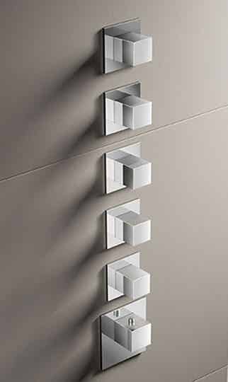 Hotbath Mate MHQ5 High Flow inbouw thermostaat met 5 stopkranen