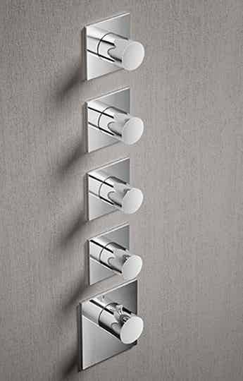 Hotbath Mate MHRQ4 High Flow inbouw thermostaat met 4 stopkranen