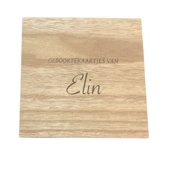 Memorybox geboortekaartjes