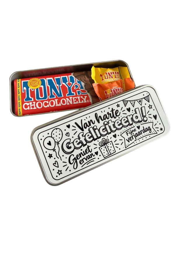 Geschenkblik Verjaardag
