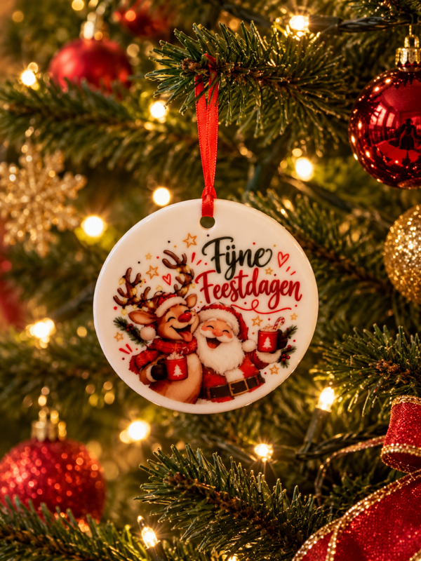 Kersthanger "Fijne Feestdagen