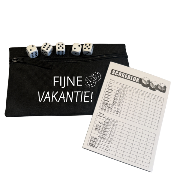 Fijne vakantie / Etui dobbelspel