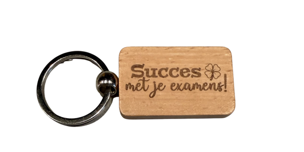 Sleutelhanger Succes met je examens!