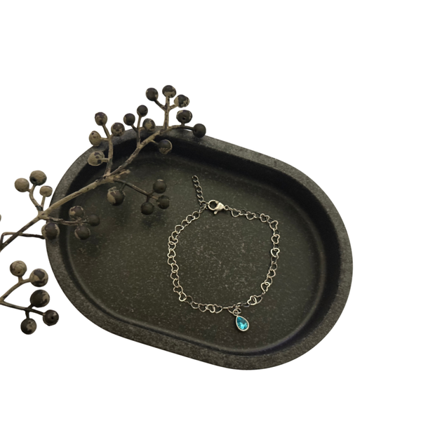 Schakelarmband met Hartjespatroon