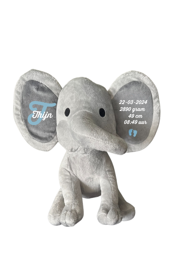 Geboorteknuffel olifant