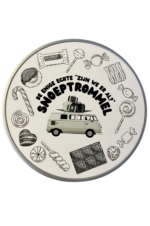 Snoeptrommel onderweg