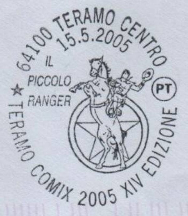 0121 Arts Cartoons Comics BD 2005 Italy Il Piccolo Ranger postmark