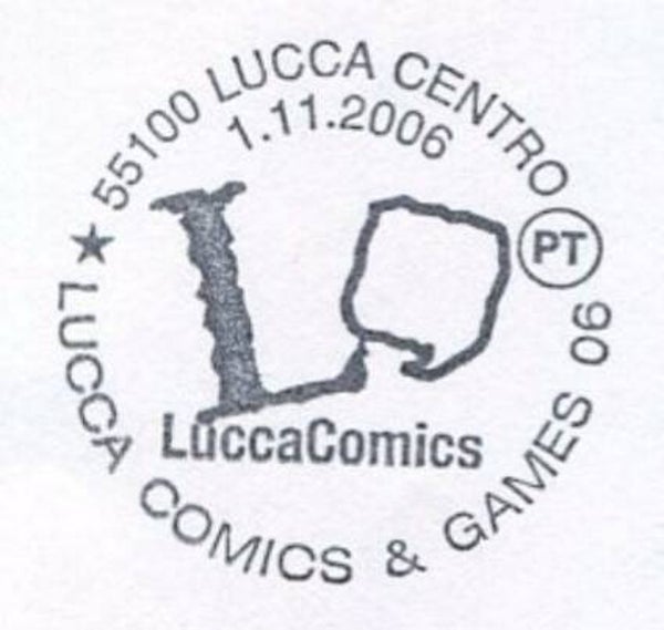 0121 Arts Cartoons Comics BD 2006 Italy Lucca Comics & Games postmark 1