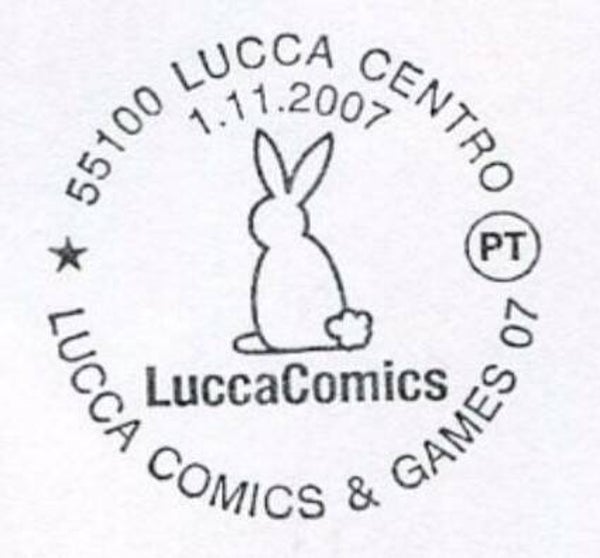 0121 Arts Cartoons Comics BD 2007 Italy Lucca Comics & Games postmark