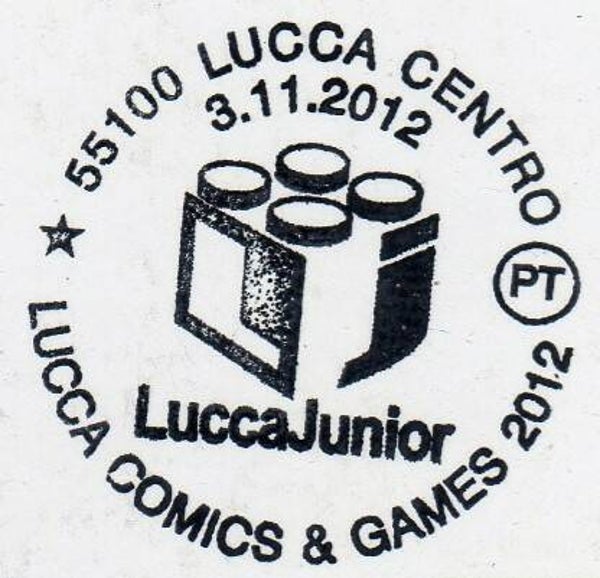 0121 Arts Cartoons Comics BD 2012 Italy Lucca Comics & Games postmark 1