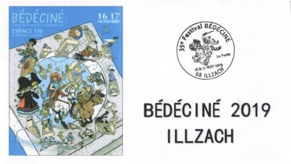 Arts Cartoons Comics BD Bédéciné Illzach 2019 France FDC