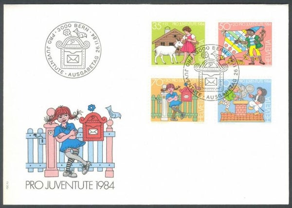 Arts Cartoons Comics BD Max & Moritz 1984 Switzerland FDC