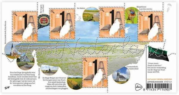 Architecture Lighthouses 2019 Netherlands Texel souvenir sheet