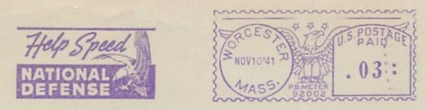 2101 Birds 1941 USA Birds of Prey (Haliaeetus leucocephalus) Bald Eagle meter 1