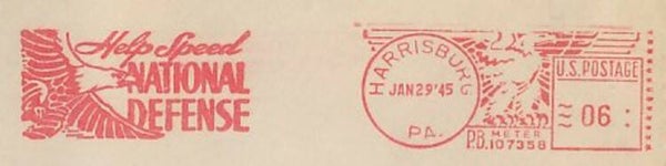 2101 Birds 1945 USA Birds of Prey (Haliaeetus leucocephalus) Bald Eagle meter 1