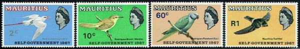 2101 Birds 1967 Mauritius serie 1