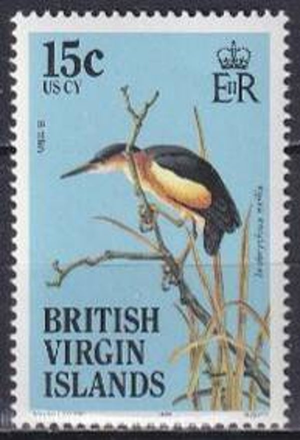 2101 Birds 1985 British Virgin Islands (Ixobrychus exilis) Least Bittern serie