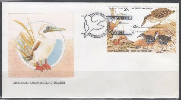 2101 Birds 1985 Cocos (Keeling) Islands FDC
