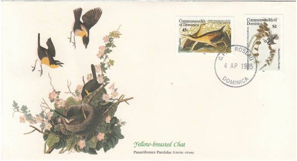 2101 Birds 1985 Dominica FDC 1