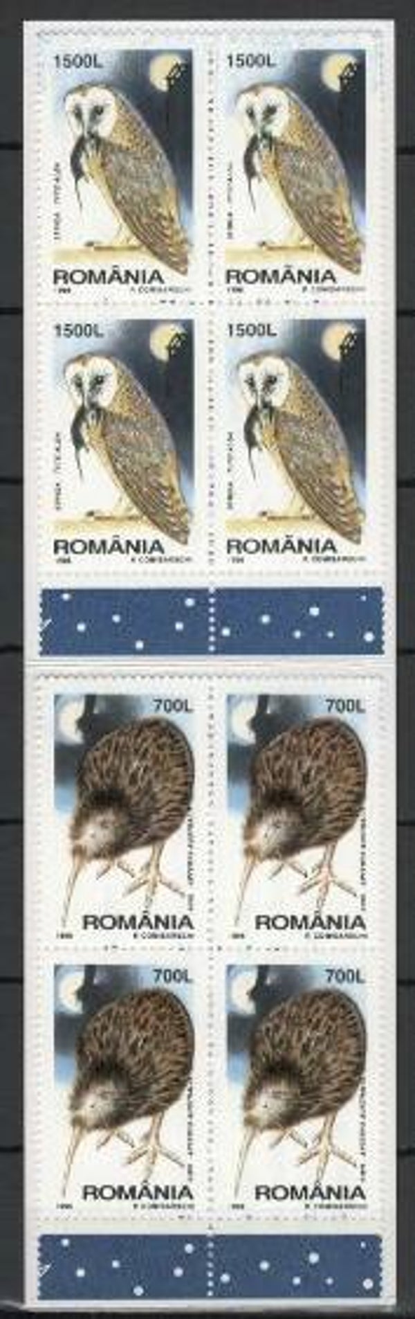 2101 Birds 1998 Romania booklet 1