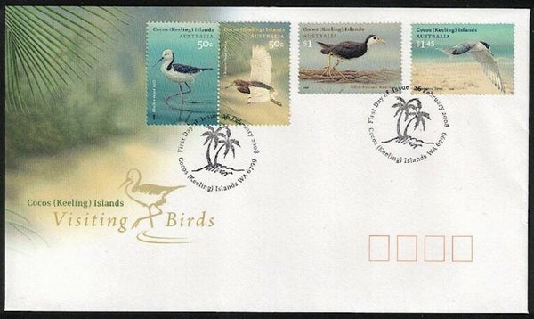 2101 Birds 2008 Cocos (Keeling) Islands FDC
