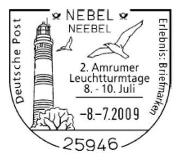 2101 Birds 2009 Germany Gulls postmark 1