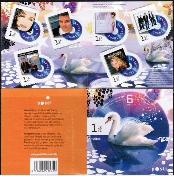 2101 Birds 2012 Finland Swans booklet