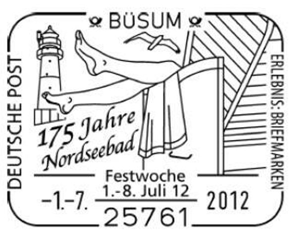 2101 Birds 2012 Germany Gulls postmark 2