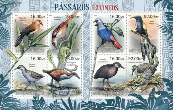 2101 Birds 2012 Mozambique miniature sheet 4