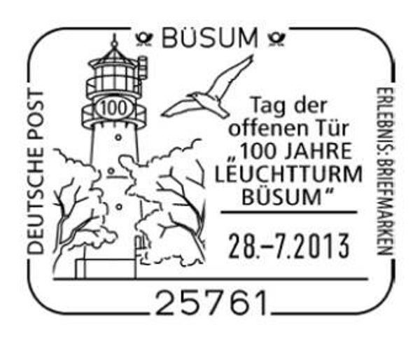 2101 Birds 2013 Germany Gulls postmark 1