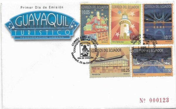Lichthouses 2007 Ecuador FDC