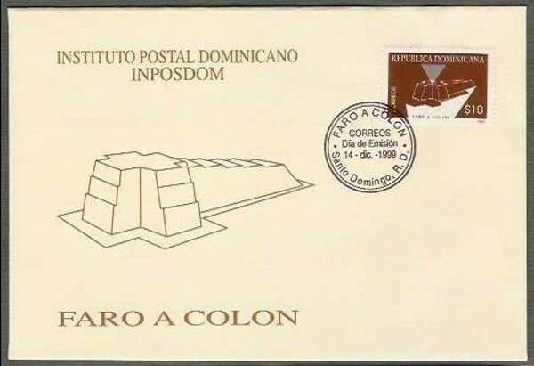 Lighthouses 1999 Dominican Republic Faro a Colon FDC