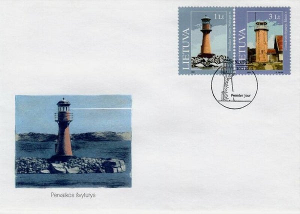 Lighthouses 2003 Lithuania Pervalkos FDC