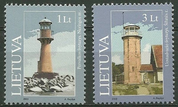 Lighthouses 2003 Lithuania serie