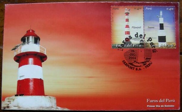 Lighthouses 2004 Peru FDC