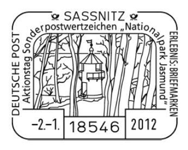 Lighthouses 2012 Germany Sassnitz postmark 1