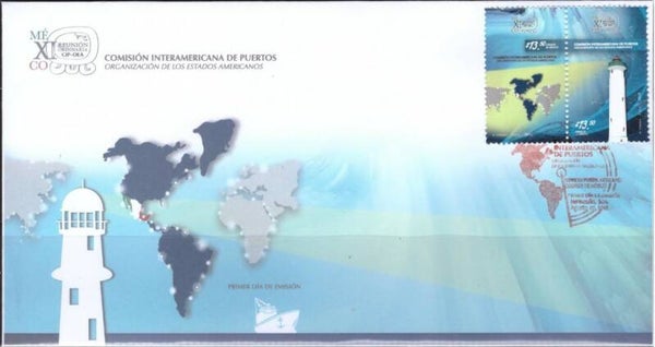 Lighthouses 2018 Mexico FDC