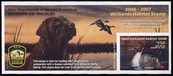 2103 Animals 2006 USA Ohio Dogs Chocolat Labrador waterfowl block