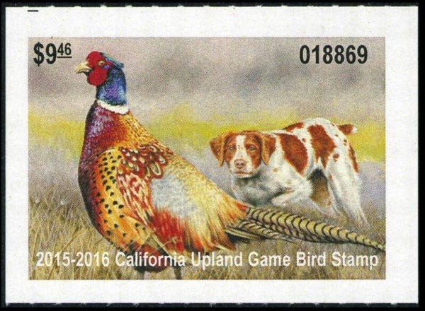 2103 Animals 2015 USA California Dogs game stamp